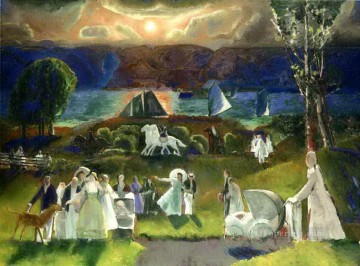 Bellows Painting - Summer Fantasy 1924 George Wesley Bellows